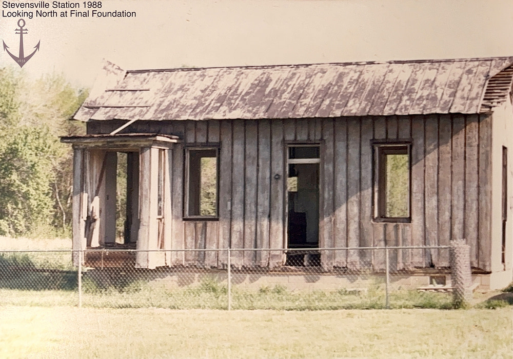 1988-StevenvilleStationLookingNorthAtFinalFoundationHKI