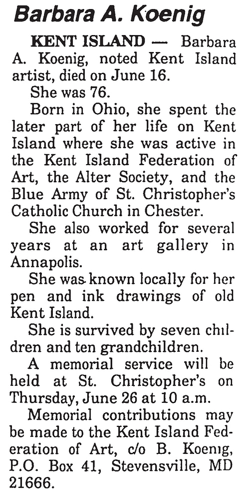 19970625-KentIslandBayTimesBarbaraKoenigObituaryHKI